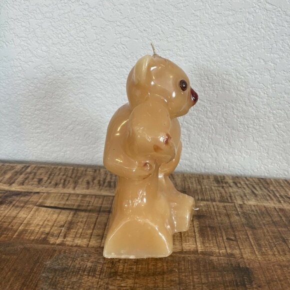 Vintage Koala Bear 8" Wax Candle NOS Never Lit Branch 1970s Imperfections Decor - Picture 7 of 9